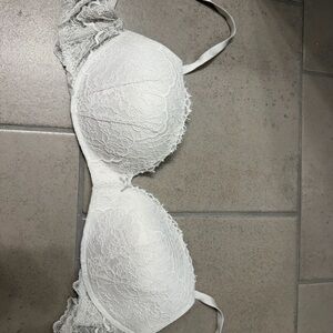 Victora Secret Elegant White Lace Bra